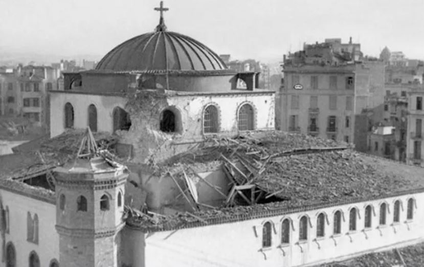 1941: Ο βομβαρδισμός του ναού της Αγίας Σοφίας στη Θεσσαλονίκη