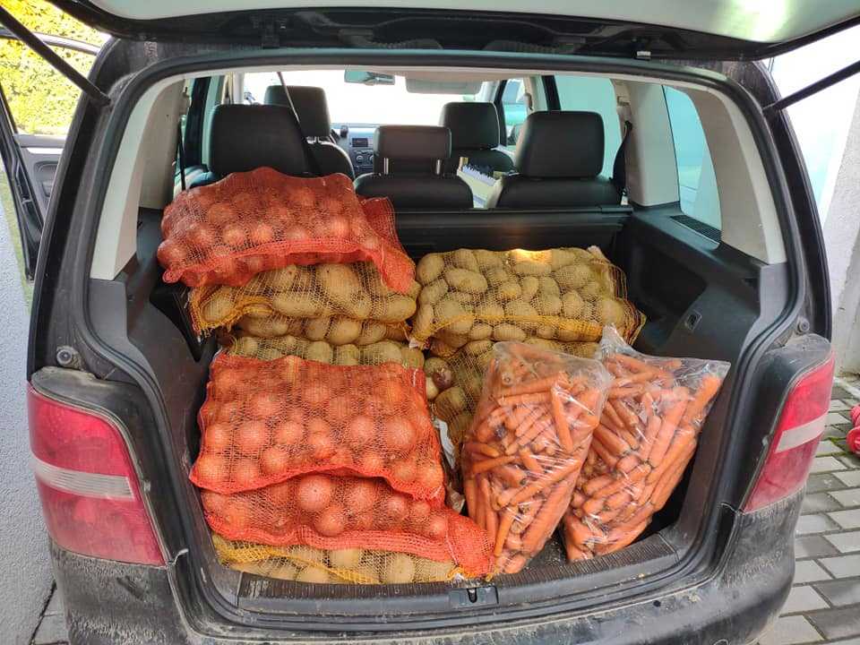 Migrants in Timișoara receive over 250 kg of vegetables and fruits from Banat Metropolitan