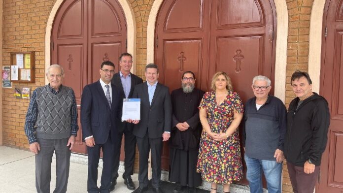 Greek Orthodox church in Kogarah receives $20,000 grant to upgrade entrance doors