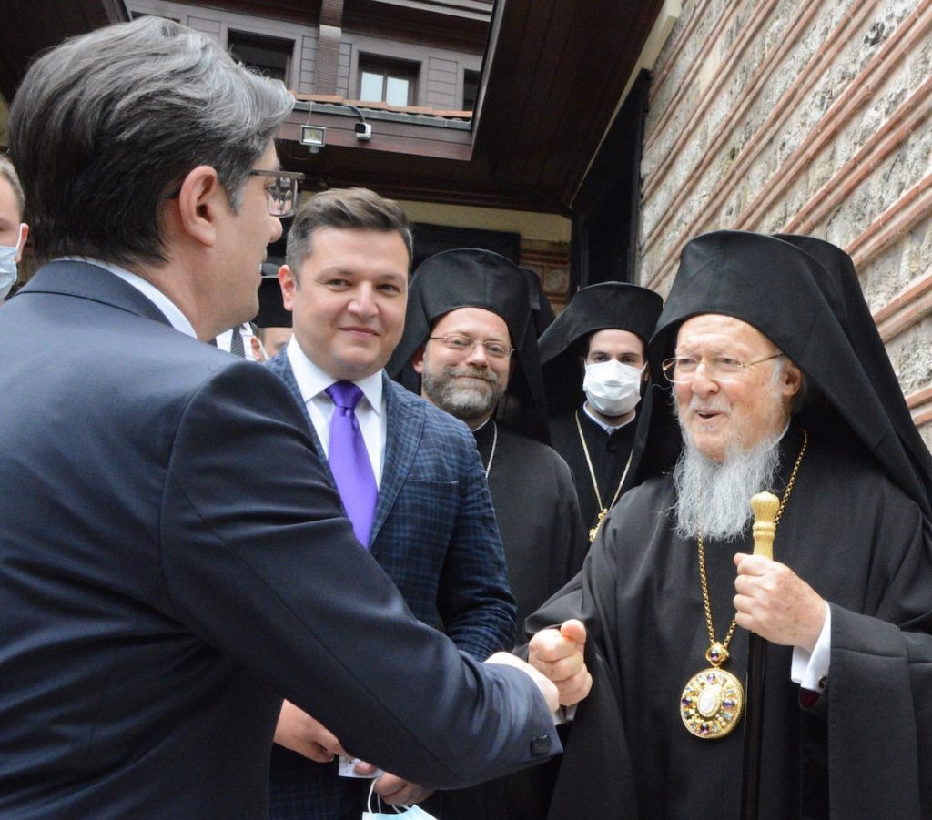 Ο Πρόεδρος των Σκοπίων στο Οικουμενικό Πατριαρχείο (ΦΩΤΟ)