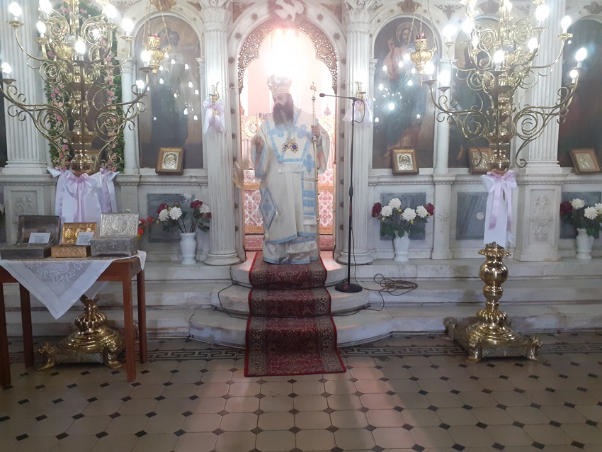 Στον πανηγυρίζοντα ναό Αγίας Μαρίνας Βέλου ο Επίσκοπος Κεγχρεών