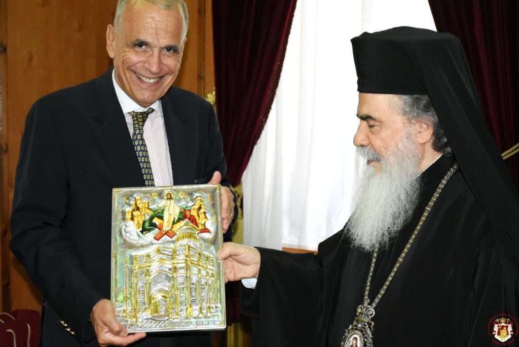Τον Πατριάρχη Ιεροσολύμων επισκέφθηκε ο Έλληνας Πρέσβης στο Ισραήλ