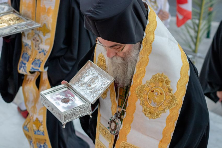 Ξεκίνησαν τα «ΔΗΜΗΤΡΙΑ 2021»: Ιερά λείψανα και κειμήλια τοποθετήθηκαν στον σολέα του Αγίου Δημητρίου Αττικής