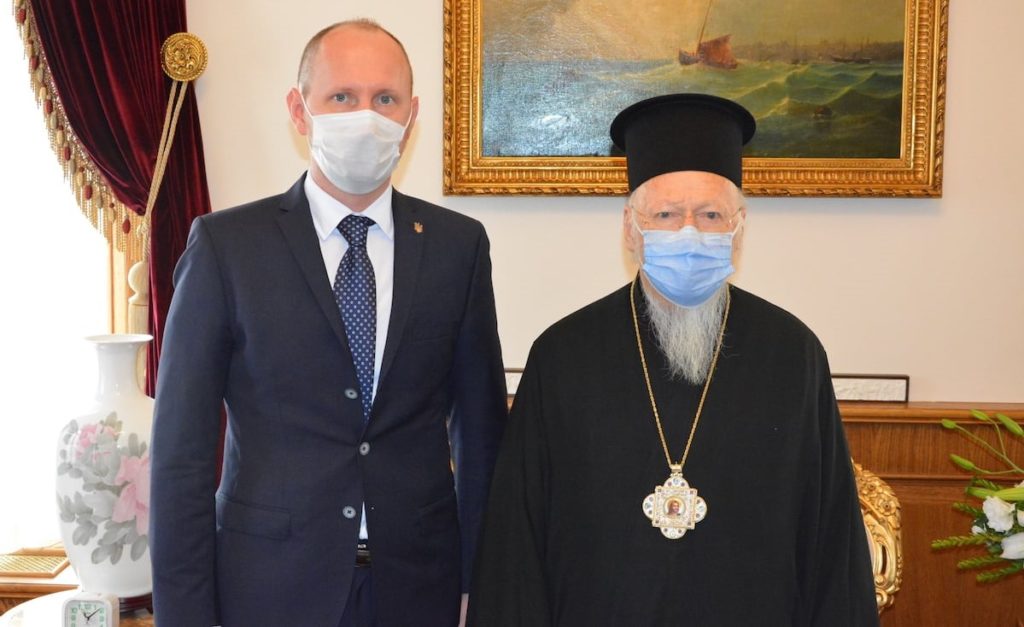 Επίσκεψη νέου Γενικού Πρόξενου της Ουκρανίας στον Πατριάρχη