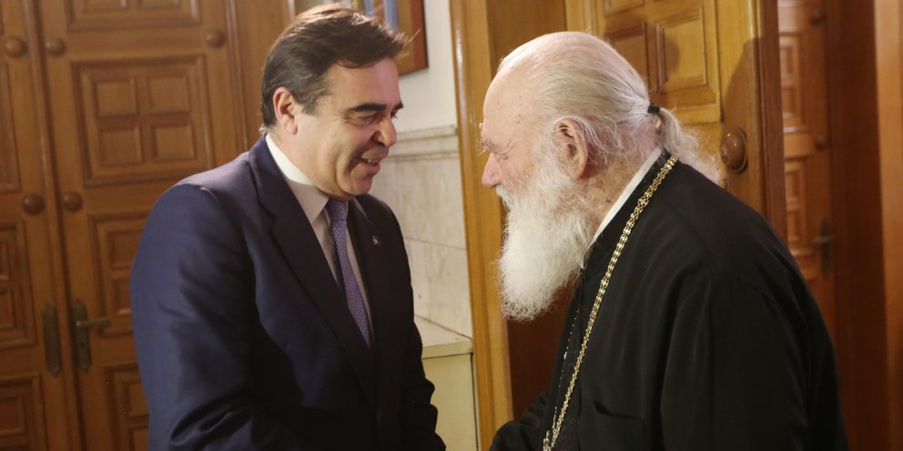 Συνάντηση με τον Μαργαρίτη Σχοινά θα έχει ο Αρχιεπίσκοπος