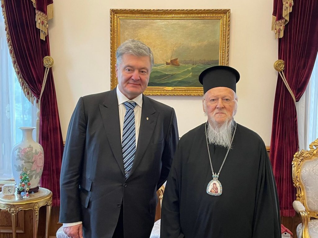 Στον Οικουμενικό Πατριάρχη ο πρώην Πρόεδρος της Ουκρανίας