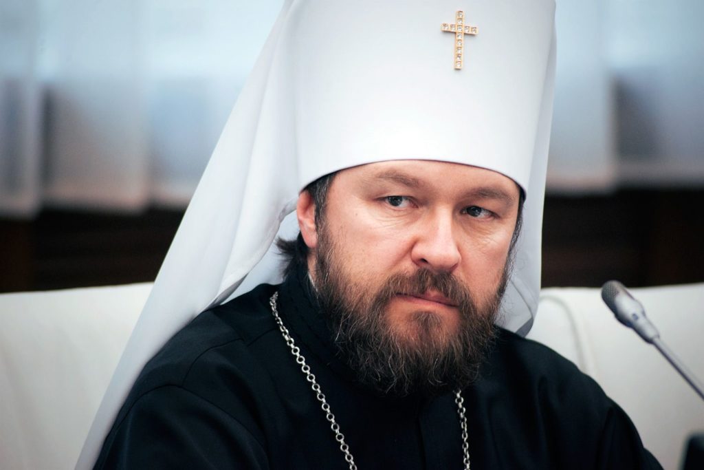 Συγχαρητήρια Μητροπολίτη Βολοκολάμσκ στον Πατριάρχη Γεωργίας