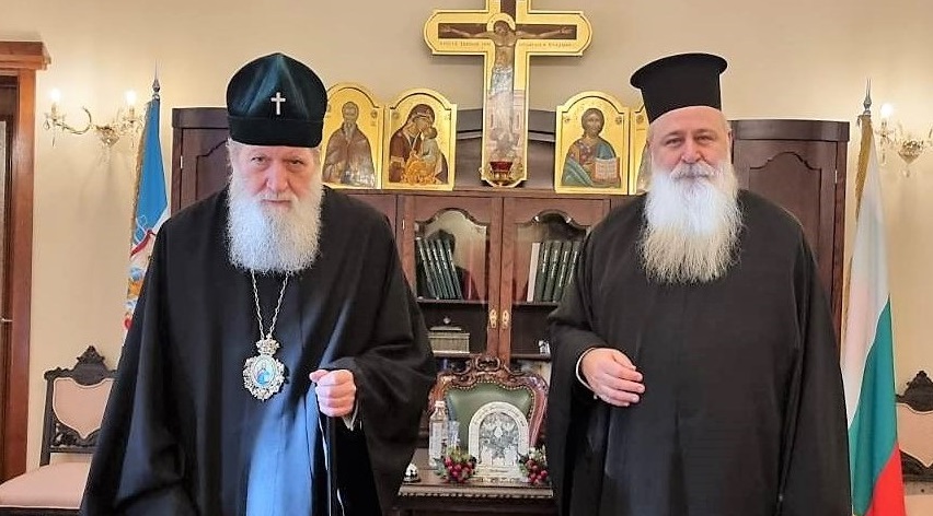 Συνάντηση Πατριάρχη Βουλγαρίας-Ηγούμενου Τρωιάν και Μπάτσκοβο