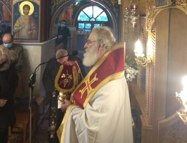 Θεία Λειτουργία στον Ιερό Ναό του Αγίου Νέστορος στη Θεσσαλονίκη