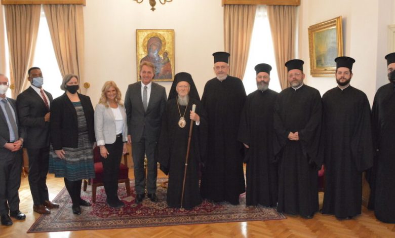 The newly assigned US and Greek Ambassadors in Ankara visited the Ecumenical Patriarchate
