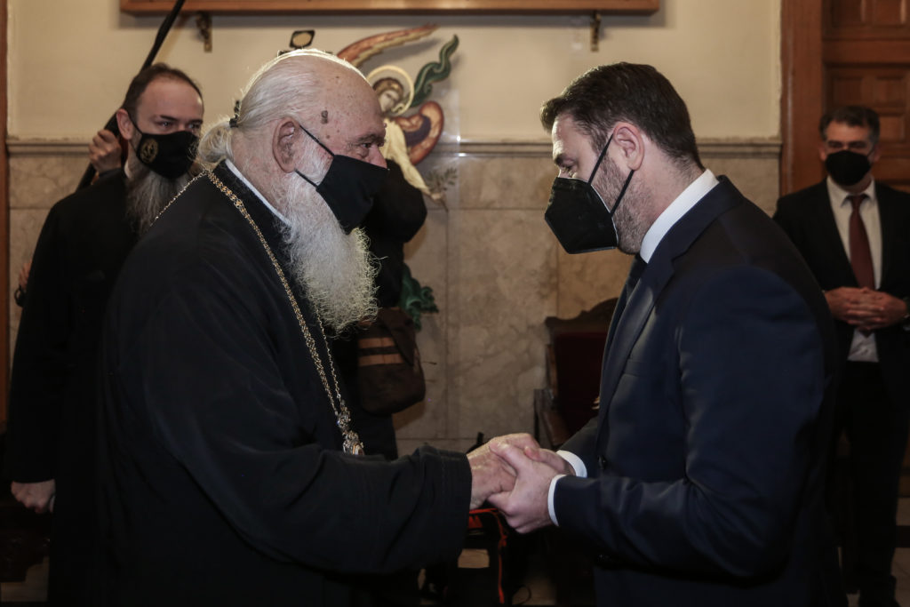 Με αναφορές στην Ουκρανία η συνάντηση Αρχιεπισκόπου-Ανδρουλάκη