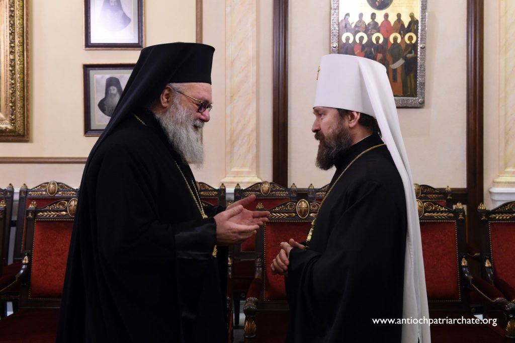 Δαμασκός: Συνάντηση Πατριάρχη Αντιοχείας με αντιπροσωπεία της ρωσικής εκκλησίας