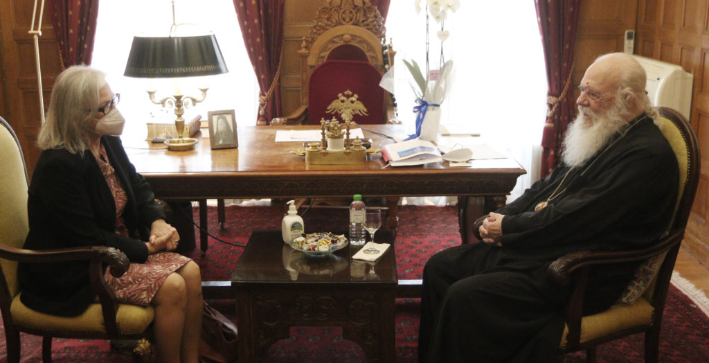 Συνάντηση Αρχιεπισκόπου Ιερωνύμου με την Πρέσβη της Αυστρίας