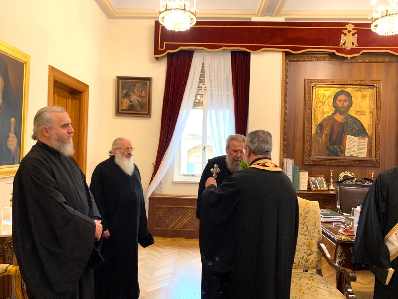 Αγιασμός για τον μήνα Μάρτιο στην Ιερά Αρχιεπισκοπή Kύπρου