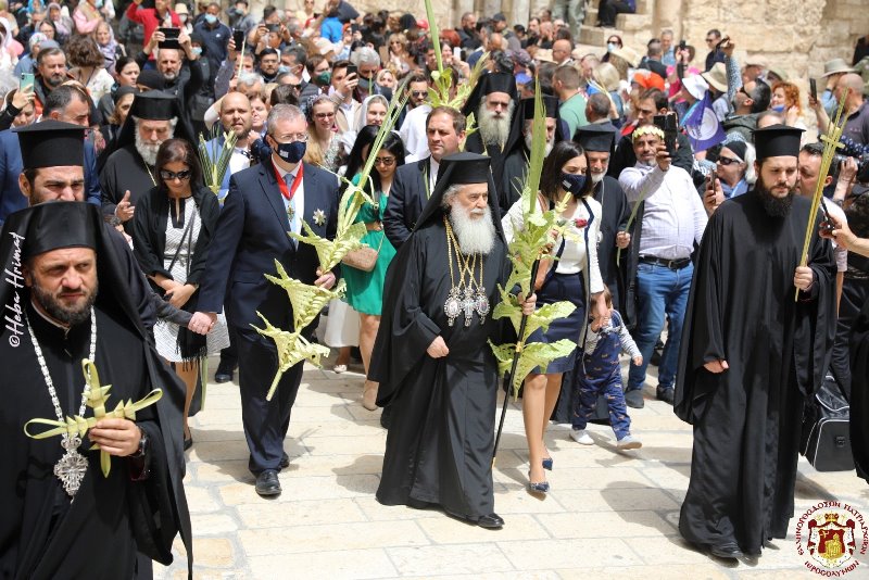 البطريركية الأورشليمية تحتفل بأحد الشعانين