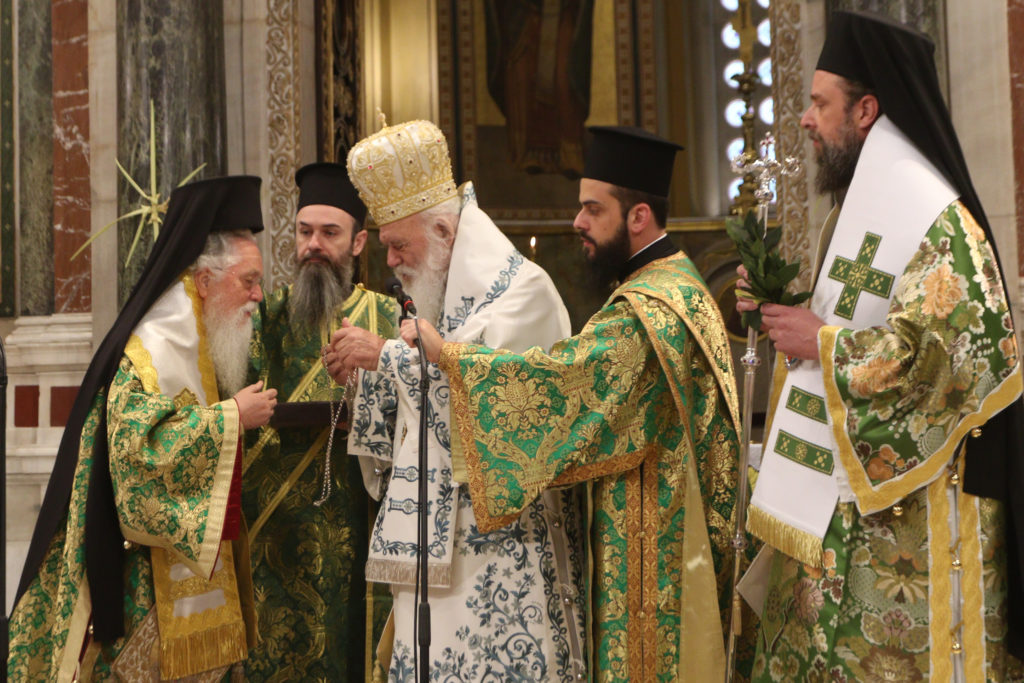 Ο Αρχιεπίσκοπος Ιερώνυμος καλωσόρισε τον νέο εκπρόσωπο του Οικουμενικού Πατριάρχη στην Ελλάδα