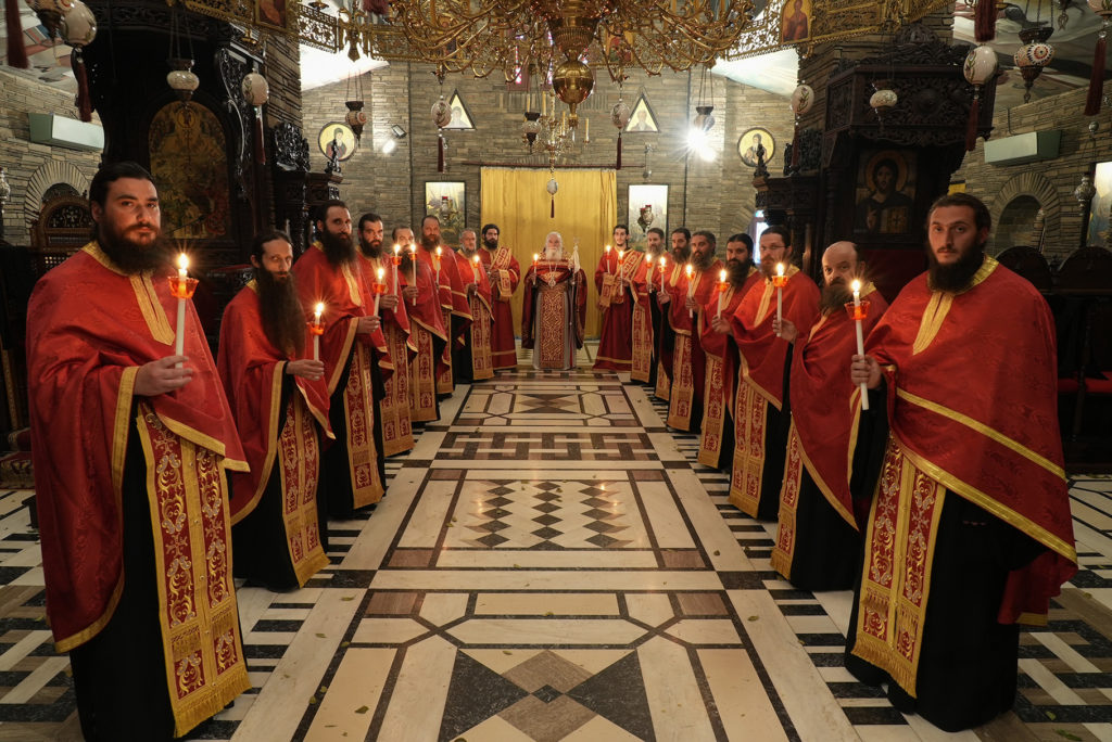 Εσπερινός για την ανάμνηση των εγκαινίων του Καθολικού της Μονής Τρικόρφου