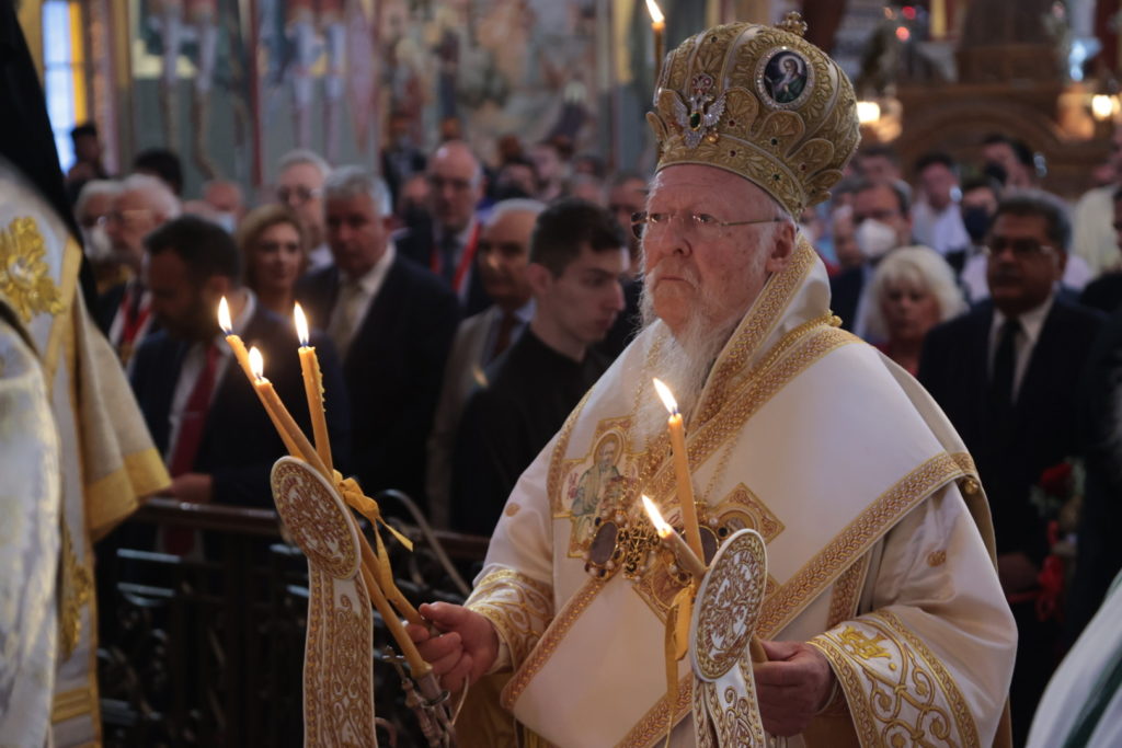 Ecumenical Patriarch Bartholomew officiates at Divine Liturgy in Nea Michaniona