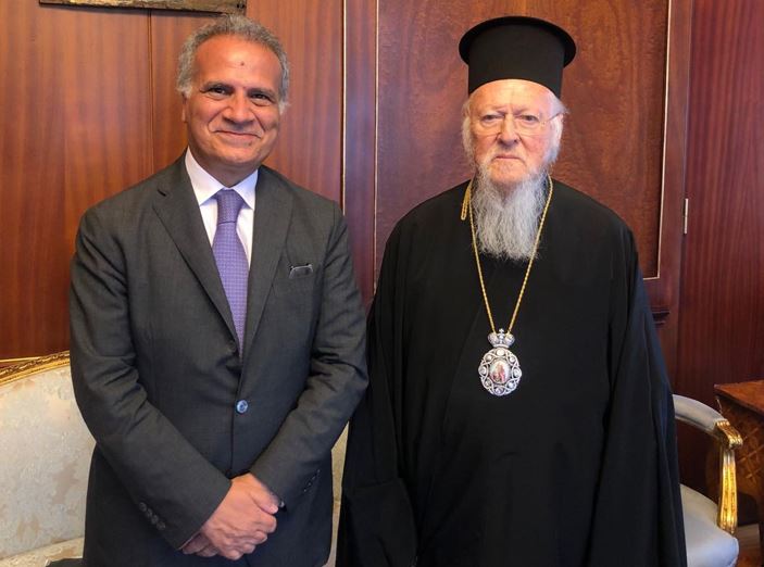 Συνάντηση Οικουμενικού Πατριάρχη με Ιταλό Πρέσβη στην Τουρκία