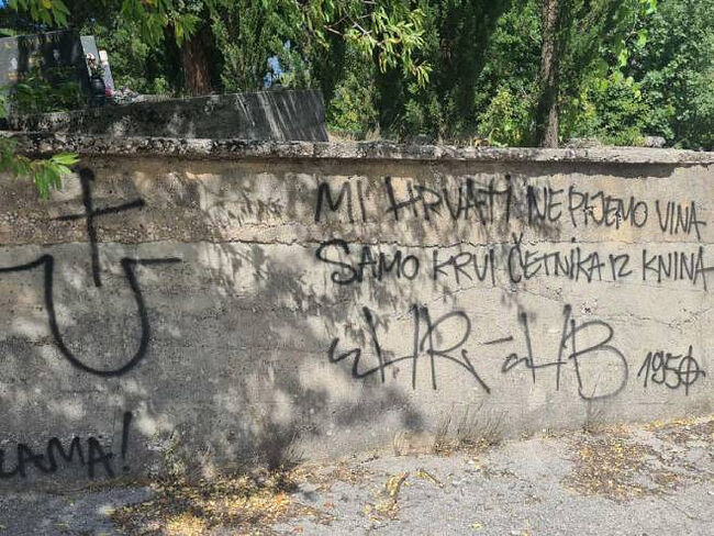 Despicable desecration of Orthodox cemetery in Mostar