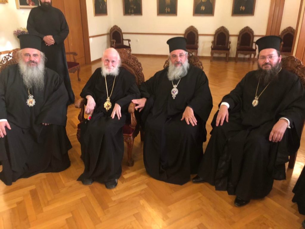 Στον Αρχιεπίσκοπο πρώην Κρήτης οι Μητροπολίτες Λαγκαδά και Κιλκισίου