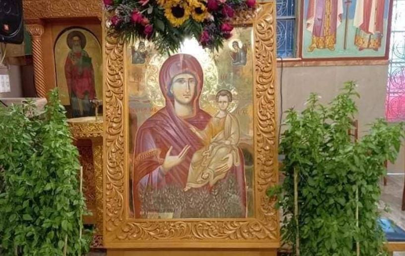 Πανηγυρίζει η Παναγία η Μυρτιδιώτισσα στο Μαλαντρένι Αργολίδας