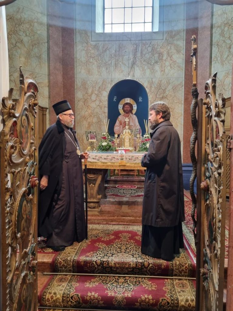 Епископ Лукијан се сусрео са Митрополитом Иларионом (Алфејевим)