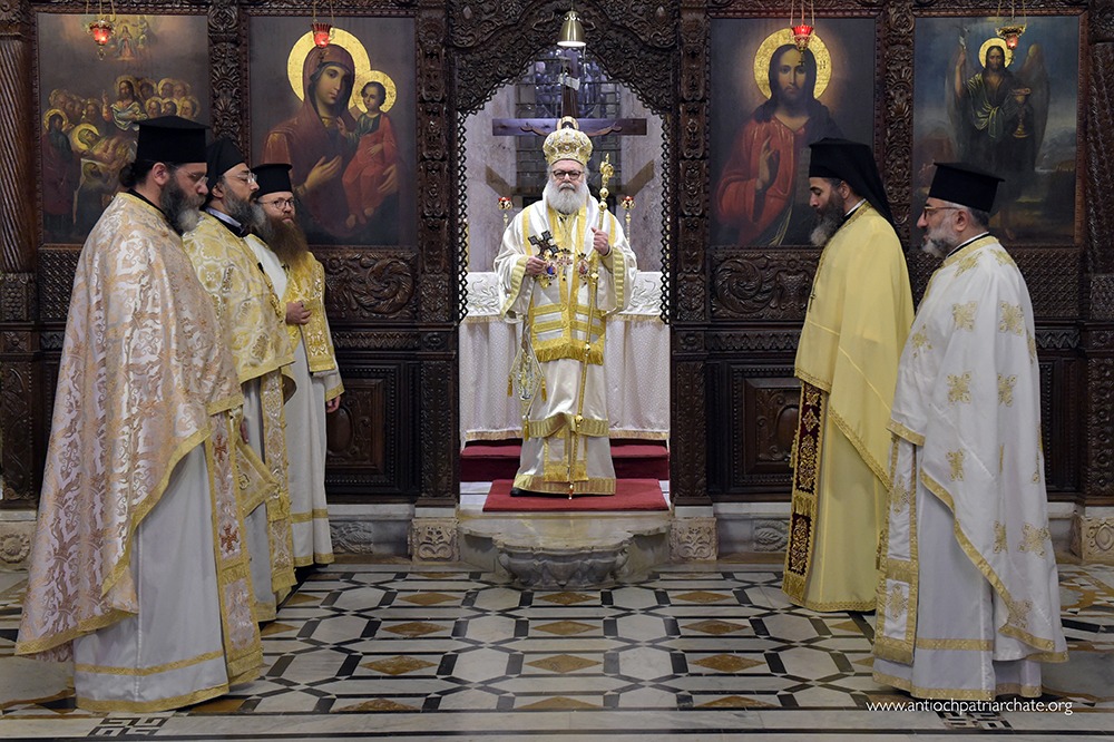 Ο Πατριάρχης Αντιοχείας στην Ιερά Πατριαρχική Μονή της Παναγίας στο Μπαλαμάντ