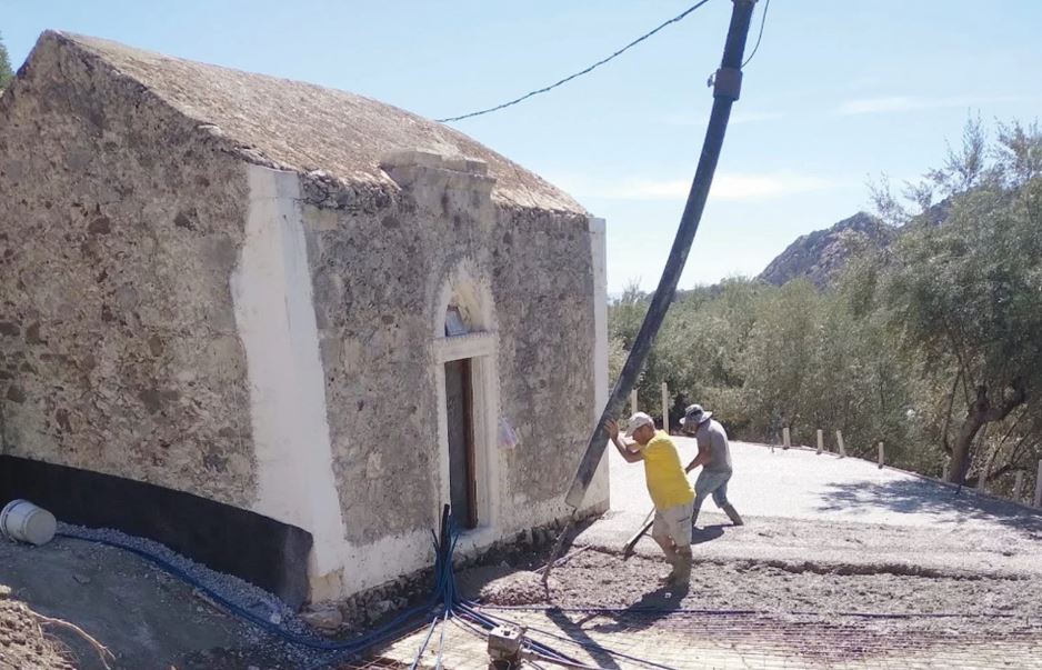 Αναστηλώνεται το εκκλησάκι της Παναγίας Κεραλιμανιώτισσας στην Κρήτη