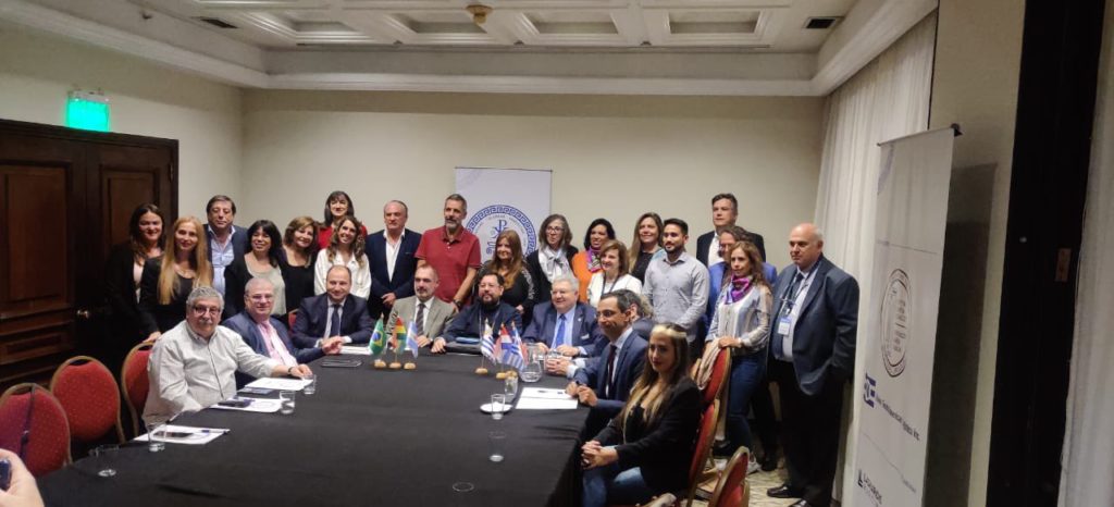 Συνάντηση Ανδρέα Κατσανιώτη με τους Προέδρους των Eλληνικών κοινοτήτων Νοτίου Αμερικής