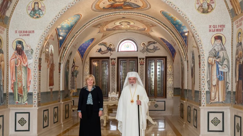 Ο Πατριάρχης Δανιήλ υποδέχθηκε την Πρέσβη της Κροατίας στη Ρουμανία
