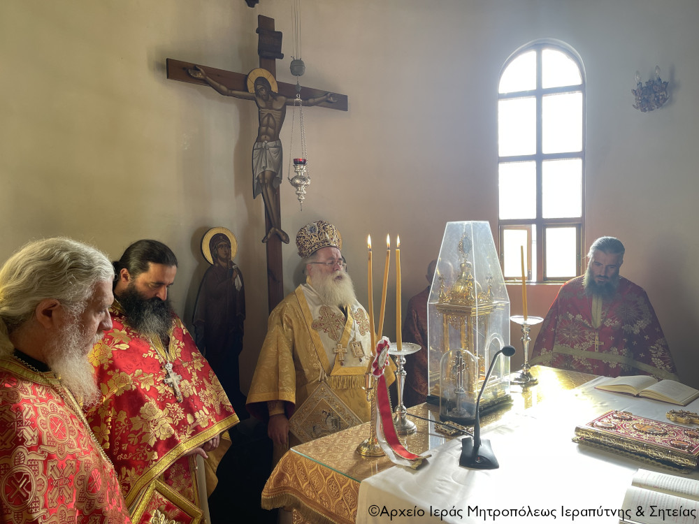 Η εορτή της Ανακομιδής των Ιερών Λειψάνων του Αγίου Γεωργίου στον ομώνυμο Ιερό Ενοριακό Ναό Σητείας