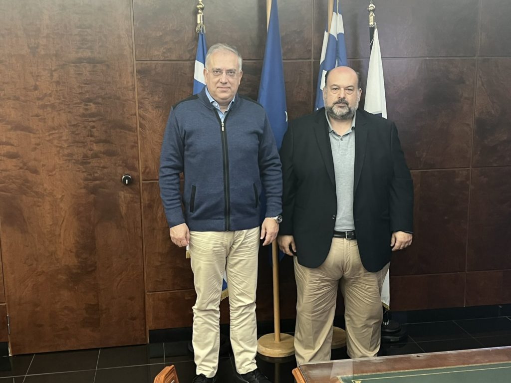 Συνάντηση υπουργού Προστασίας του Πολίτη με τον πρόεδρο της Ομοσπονδίας Συλλόγων Ιεροψαλτών Ελλάδος