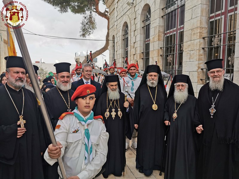 Η εορτή των Προπατόρων και του Αγίου Σπυρίδωνος στο Πατριαρχείο Ιεροσολύμων