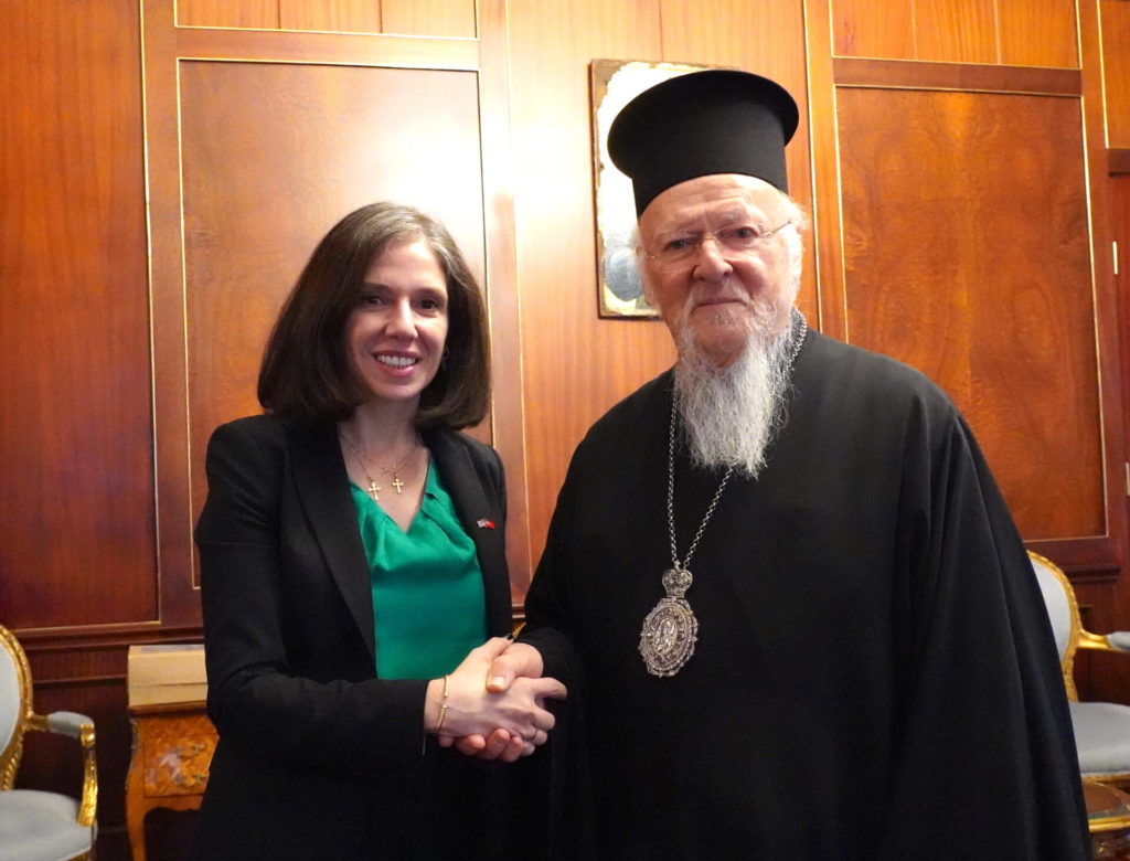 Το Οικουμενικό Πατριαρχείο επισκέφθηκε η νέα Γενική Πρόξενος των ΗΠΑ στην Πόλη