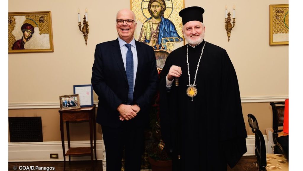 Στον Αρχιεπίσκοπο Αμερικής ο νέος Μόνιμος Αντιπρόσωπος της Ελλάδας στα Ηνωμένα Έθνη