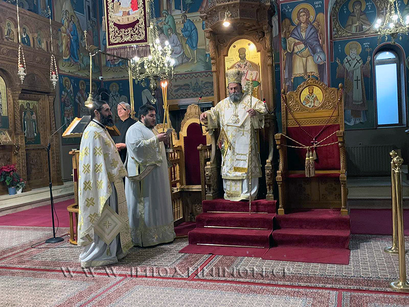 Ο Μητροπολίτης Ιωαννίνων στον Προσκυνηματικό Ιερό Ναό Αγίου Γεωργίου Πάργης
