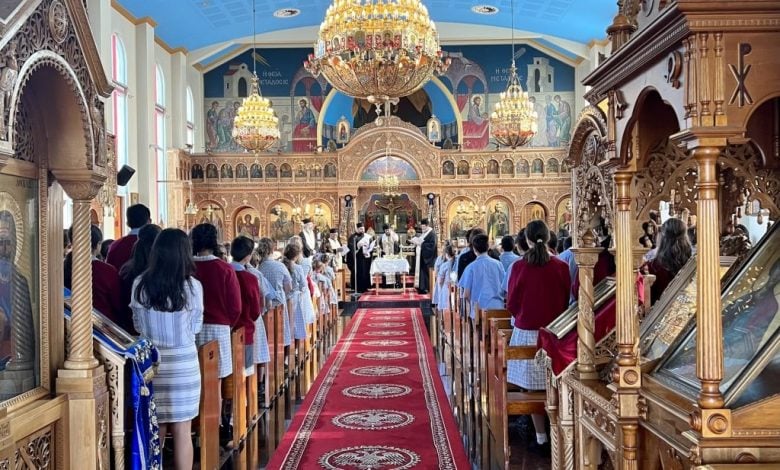 Agiasmos Blessing at Saint George College in Adelaide for the commencement of the New School Year for 2023