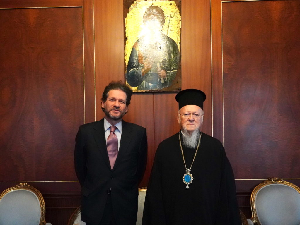 Επίσκεψη νεοδιορισθέντα διπλωμάτη στον Οικουμενικό Πατριάρχη