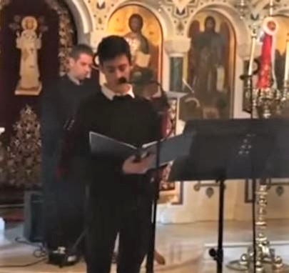 Τέμπη: Βίντεο με τον αδικοχαμένο Κυπριανό να ψάλλει σε εκκλησία στο Αυγόρου