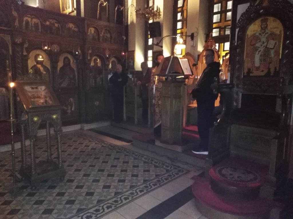 Ηθική κατάνυξη για τη Μεγάλη Τετάρτη στον ιερό ναό του Αγίου Δημητρίου Κυψέλης