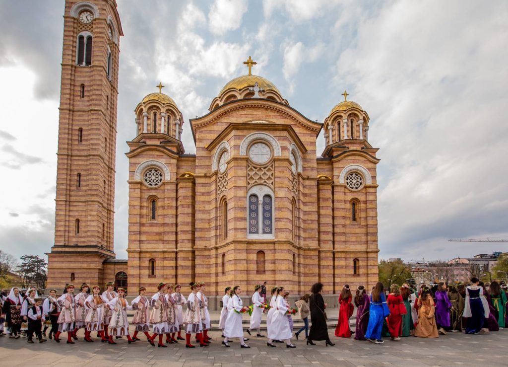 Врбица у Саборном храму Христа Спаситеља у Бањој Луци, 2023 година