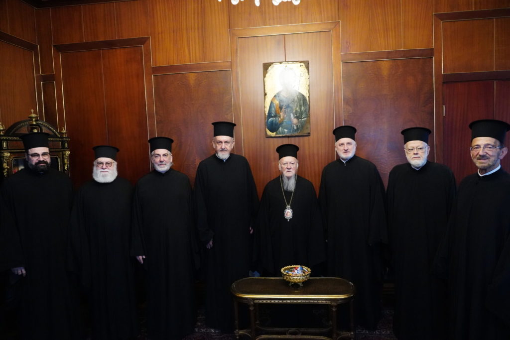 Ecumenical Patriarch Bartholomew Receives Holy Eparchial Synod Of ...