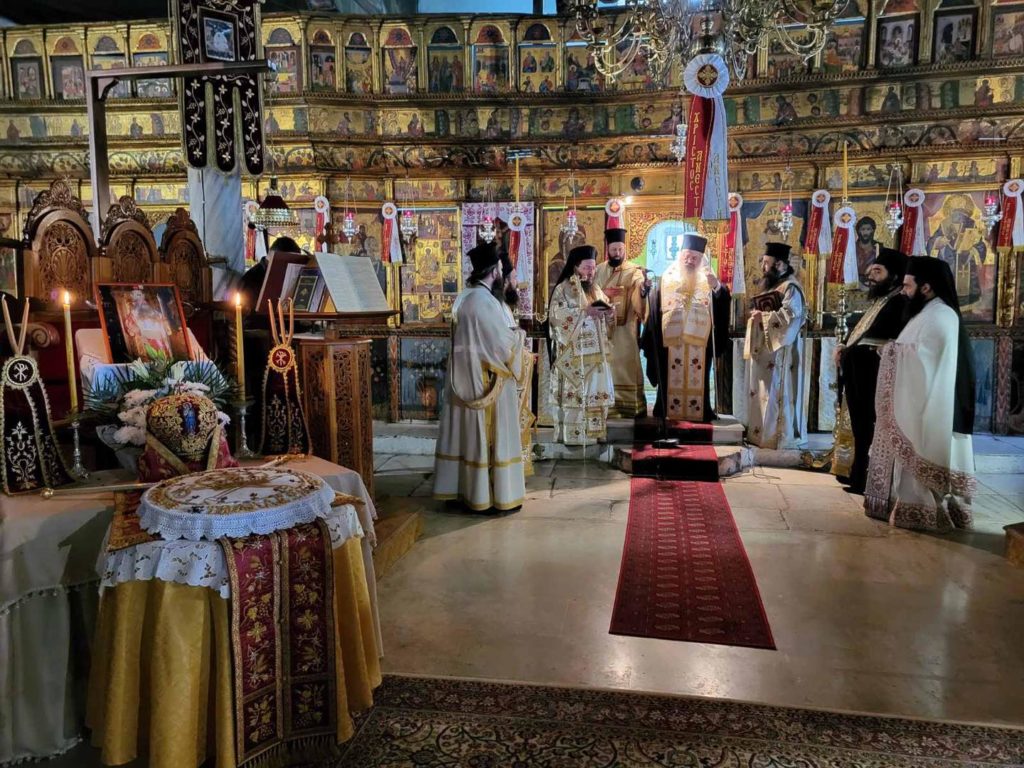 Μνημόσυνο μακαριστού Επισκόπου Τράλλεων Ισιδώρου στην Ιερά Μονή Αγίου Γεωργίου Λόφου Κιλκίς