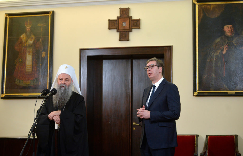 Βούτσιτς: Πάντα ακούω προσεκτικά την άποψη του Πατριάρχη Πορφύριου