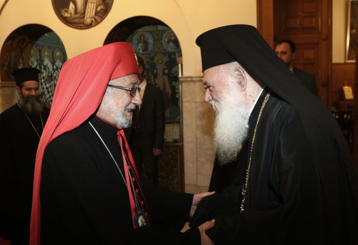 Συνάντηση Αρχιεπισκόπου με τον Καθολικό Πατριάρχη του Αρμενικού Καθολικού Οίκου της Κιλικίας Rafael Bedros IA’
