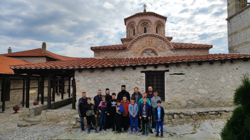 Μαθητές στη Μονή Οσίου Νικάνορος στην Ζάβορδα: “Στην αγκάλη ενός Αγίου…”