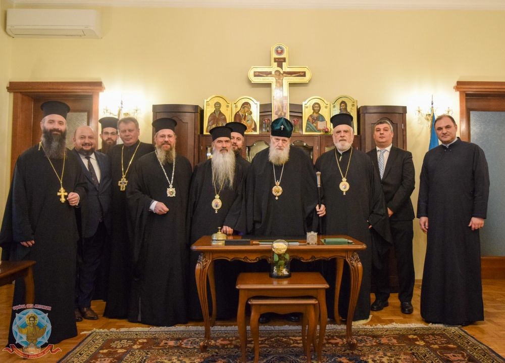 Ο Πατριάρχης Βουλγαρίας συναντήθηκε με τον Αρχιεπίσκοπο Τόμιδος Θεοδόσιο