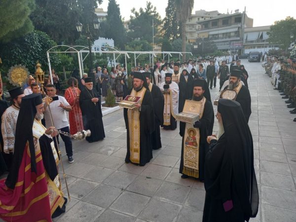 Τη μνήμη πάντων των εν Κορινθία Αγίων τίμησε η Μητρόπολη Κορίνθου