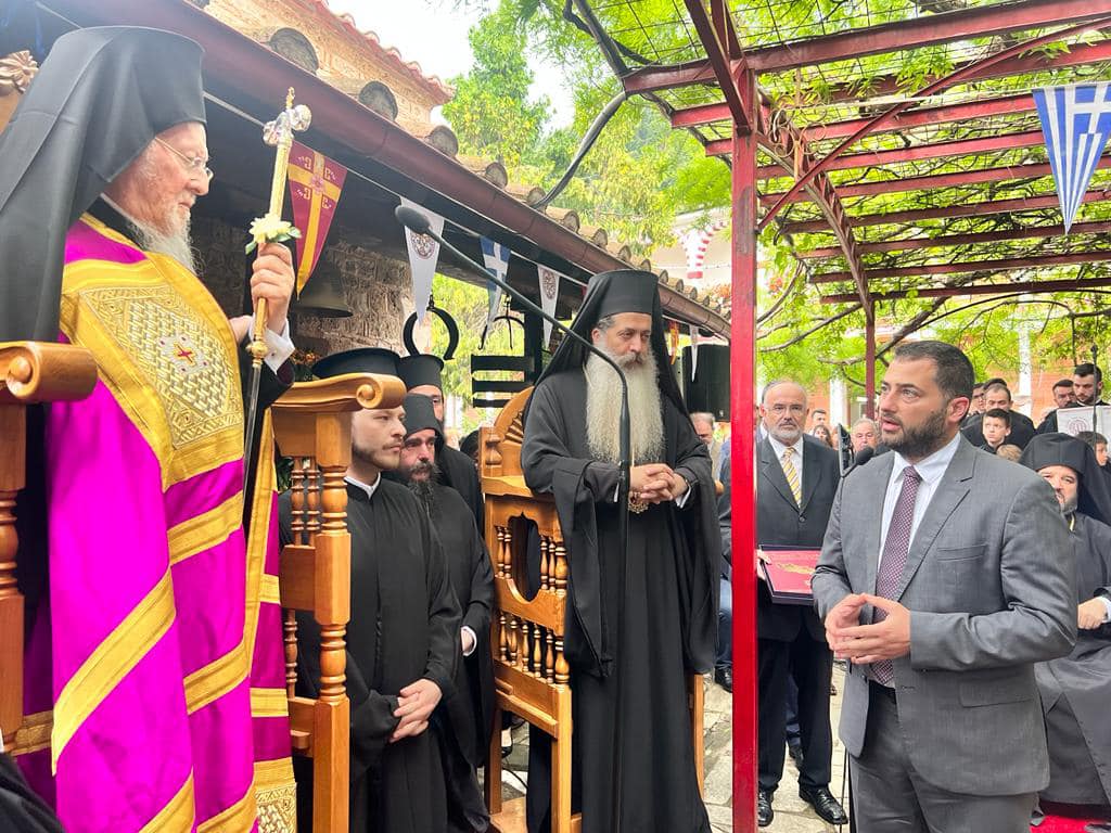 Φάνης Σπανός για Οικουμενικό Πατριάρχη: Μεγάλη τιμή η υποδοχή του Παναγιωτάτου στη Στερεά Ελλάδα